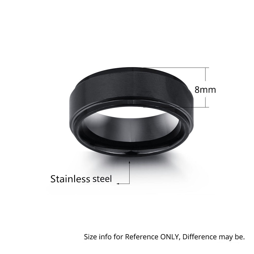 Personalized Engraved Name Rings / Stainless Steel - Picture 3 of 4